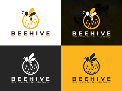 Bee Hive Logo Design By Ruku Moni On Dribbble