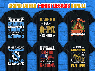 Grand Father T Shirt Design