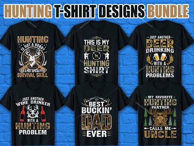 Hunting T Shirt Design Bundle