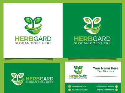 Green Gardening Logo Design