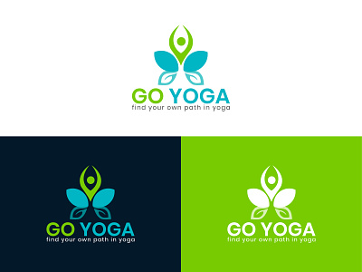 Modelo de Design de Logotipo Yoga Life - TemplateMonster