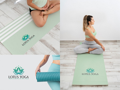 Lotus yoga  Logo Design - Meditation Logo Design
