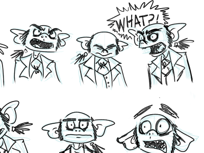 More Simon Faces character design goblin mixed humanoid mayhem simon peters