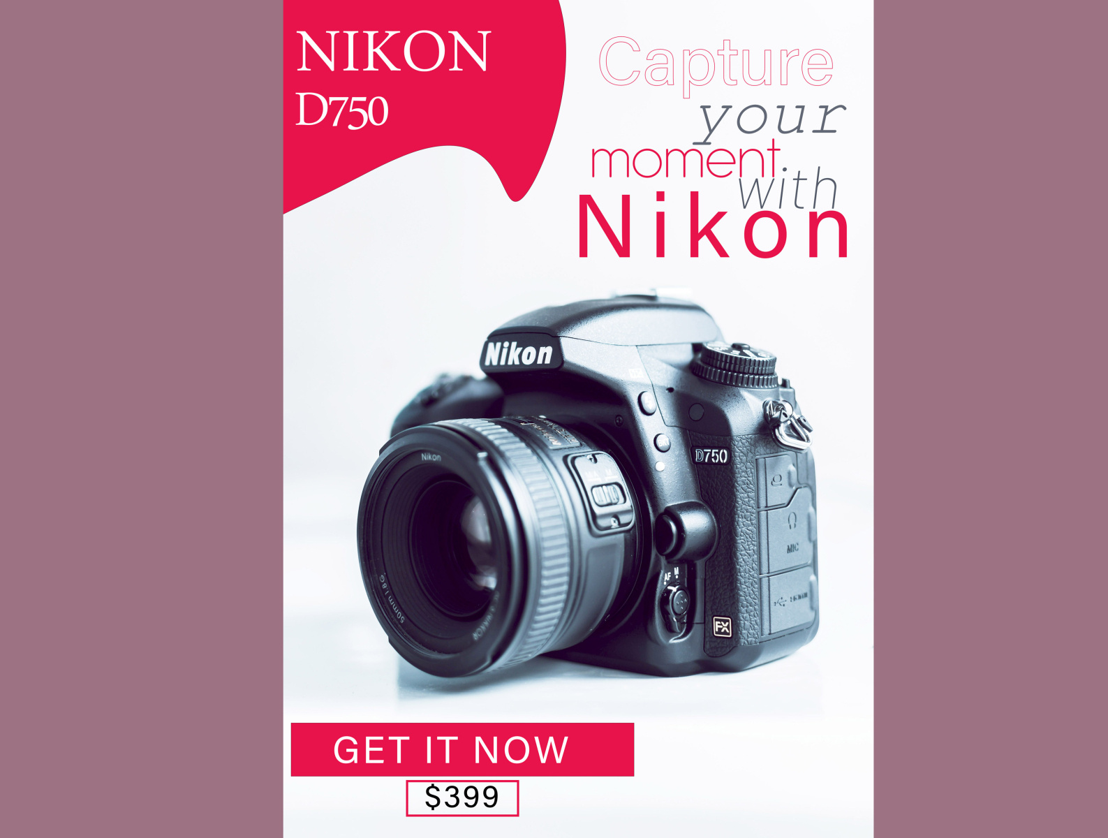 Camera Poster by Md Ashikur Rahman on Dribbble