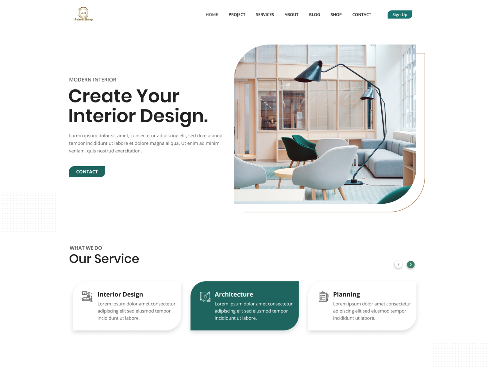 elegant template by AuthenticDesign on Dribbble