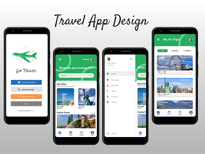 Mobile Application - Travel App Design