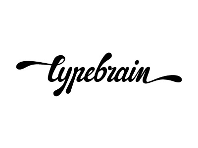 Typebrain lettering logo tipografía type typography