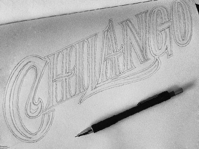 Chilango Sketch lettering sketch tipografía type typography wip