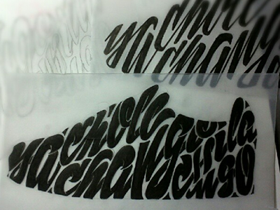 Nike Cortez Process handmade lettering markers nike sketch sneakers tenis tipografía type typography