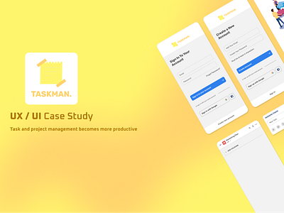 UI UX Task Management app design typography ui ux