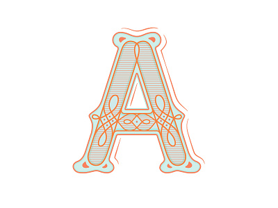 Letter "A" 100daychallenge 100days dailydrop dailytype handlettering lettering type typography