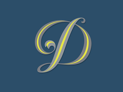 The Letter "D" 100daychallenge 100days calligraphy d dailydrop dailytype handlettering lettering type typography