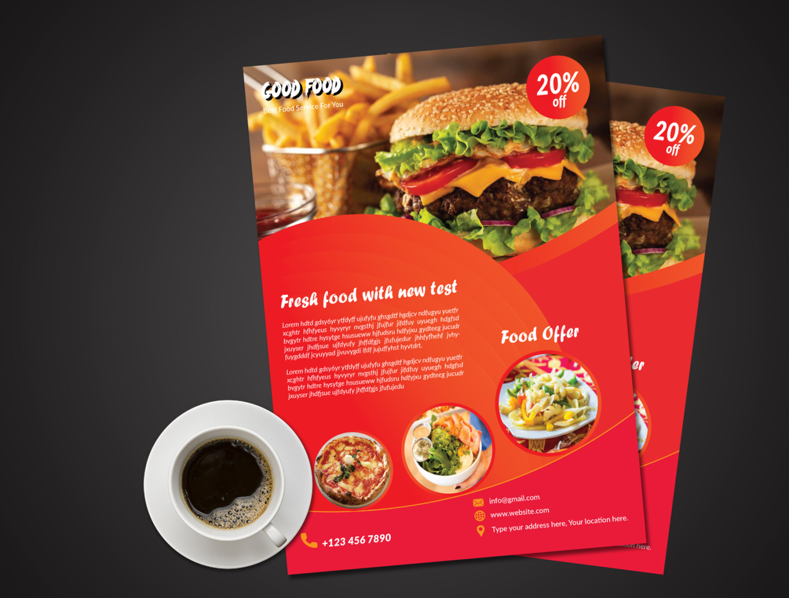 Download Food Flyer Design By Abu Ahmmed Romij On Dribbble