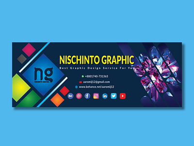 Facebook Page Cover Design social media post template