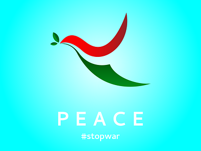 #stopwar abdesig art design flat flat design graphic design illustration logo peace stopwar war