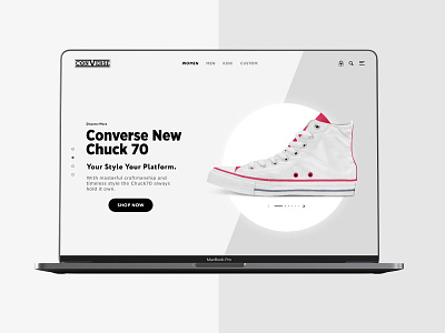 Converse Web Branding branding design graphic design illustration logo minimal ui ux web website