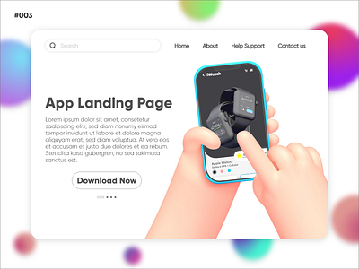 Daily UI #3 - Landing Page