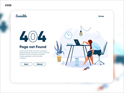 Daily UI #8 - 404 Page 404 404 error 404 error page 404 not found 404 page ui 404page app branding daily daily 100 challenge daily ui dailyuichallenge design fresh page graphic design ui ux web page webdesign websites