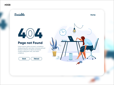 Daily UI #8 - 404 Page