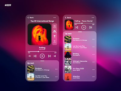 Daily UI #9 - Music Player