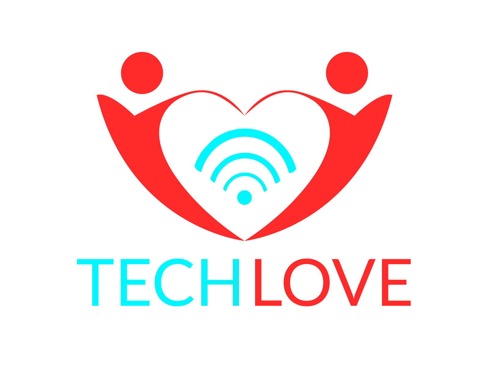 TechLove Logo design art design flat graphic design icon logo minimal vector