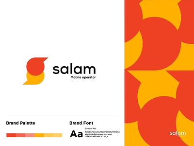 logo salam branding design graphic identity logo logo a day logodesign logotype mobile operator typography vector