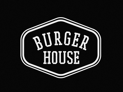 logo for fast food "Burger House" branding burger design fastfood food identity logo logodesign