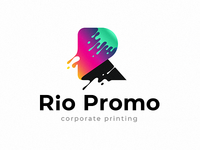 Rio Promo art branding design graphic identity ink logo logo a day logodesign logotyp logotype print printing rio