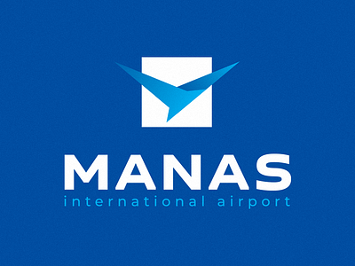 logo for international airport MANAS air airport art bird branding design graphic identity logo logo a day logodesign logotyp logotype print typography vector