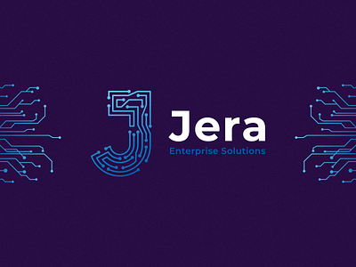 Jera Logo art branding design graphic identity illustration it logo logo logo a day logodesign logotyp logotype print solutions vector