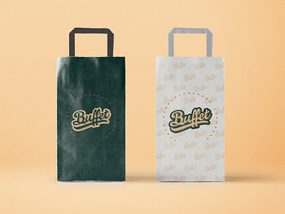 buffet art branding buffet design fast food food identity illustrator logo logodesign logotype print printing typography