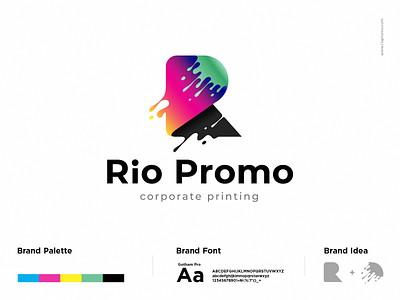 Rio Promo Logo branding corporate branding corporate design design graphic identity logo logo a day logodesign logotype print printing product promo rio typography