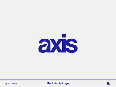 Axis logo branding design flat icon logo minimal