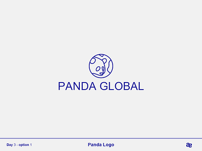 panda logo art branding clean flat graphic design icon illustrator logo minimal vector