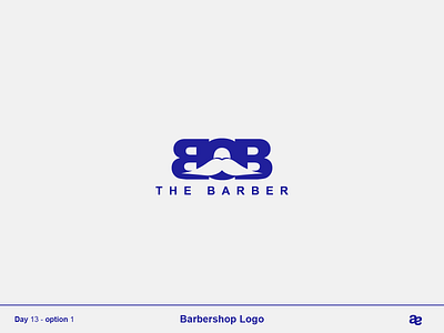 Barbershop logo art branding clean design flat graphic design icon logo minimal typography