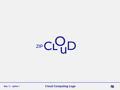 Cloud Computing Logo art branding clean design flat graphic design icon logo minimal typography