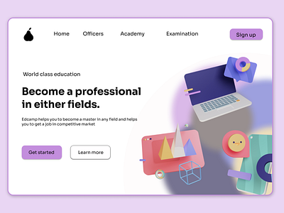 Daily UI Design Challenge | Day 03 | Landing Page