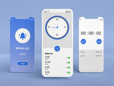 Alarm Clock App UI