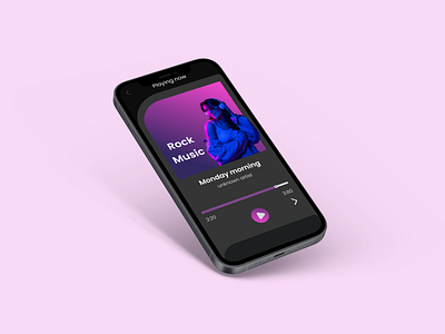Daily UI Design Challenge | Music player app 3d animation graphic design logo motion graphics ui