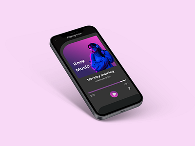 Daily UI Design Challenge | Music player app