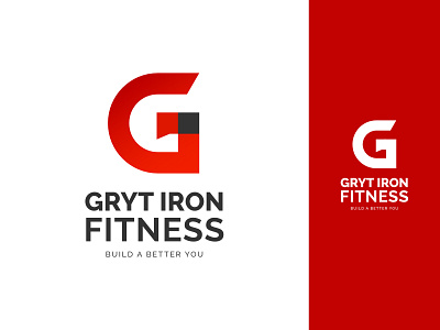 Gryt Iron Fitness Logo fitness fitness logo gym logo healthy healthy logo initial initial logo lettermark lettermark logo modern modern design modern logo