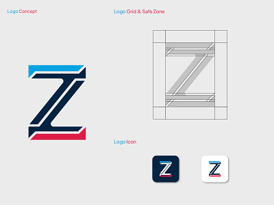 "Z" Letter Logo Concept branding design graphic design icon initial logo lettermark lettermark logo logo modern modern design modern logo tech logo