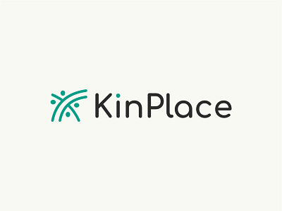 Kinplace Logo abstract abstract logo brand brand identity brand identity design branding design family logo graphic design logo modern modern design modern logo