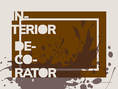 Interior Decorator Poster