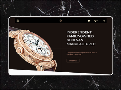 Patek Philippe Premium Website Design Concept