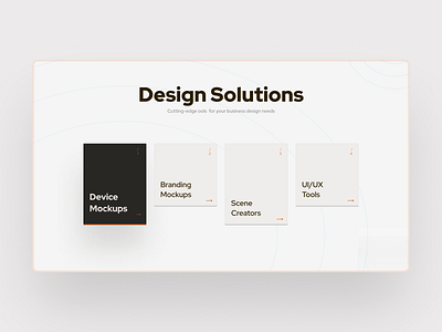 Clean Desktop Layout branding design mockup ui ux website