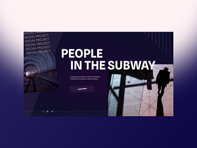 People in the subway animation branding people people in the subway social social project subway ui underground пользовательский интерфейс
