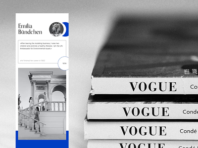 Vogue model website design editorial design editorial layout fashion layout minimal minimalist modern photography typography ui ux vogue web design website whitespace пользовательский интерфейс
