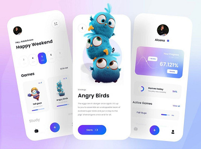 Design Game App graphic design ui uiux