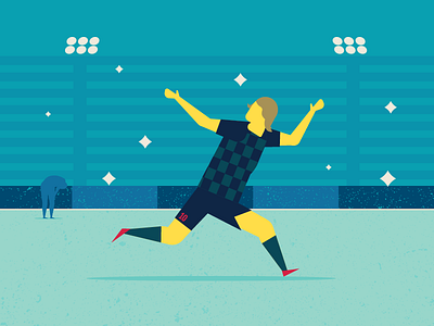 World Cup 2018: Croatia character croatia design flat football motion graphic spain world cup